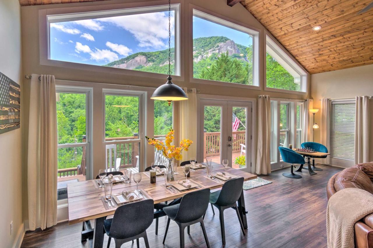 Unique Chimney Rock Cottage With Breathtaking Views Lake Lure Esterno foto