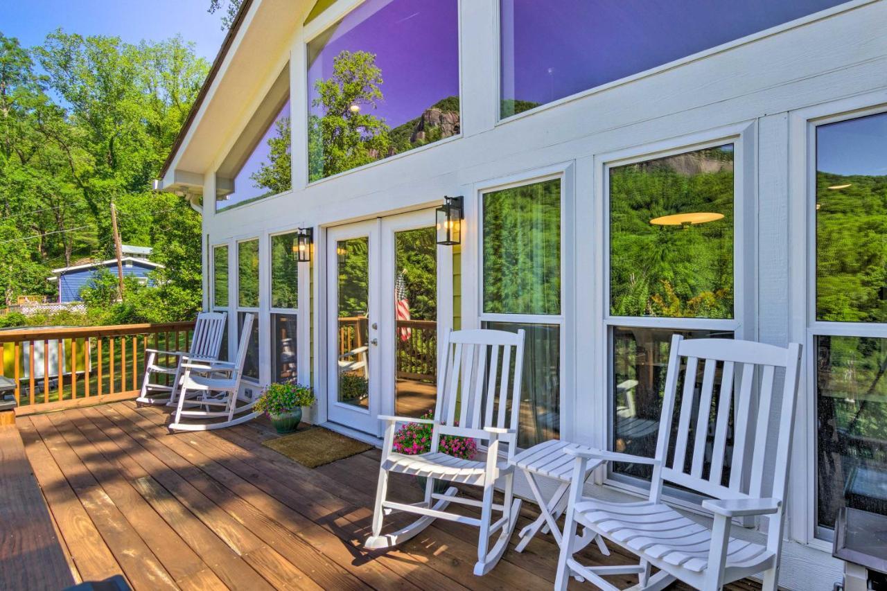 Unique Chimney Rock Cottage With Breathtaking Views Lake Lure Esterno foto