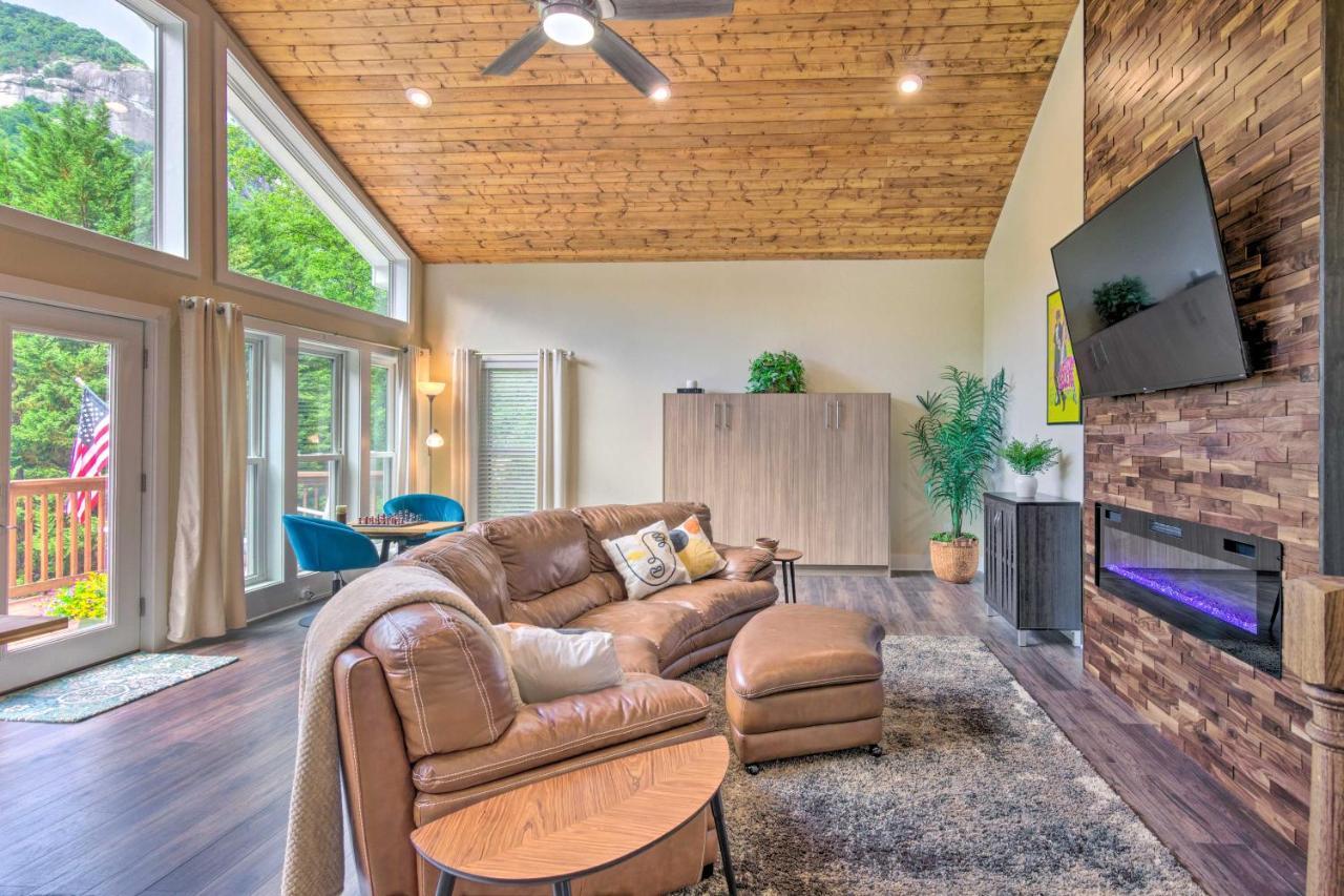 Unique Chimney Rock Cottage With Breathtaking Views Lake Lure Esterno foto