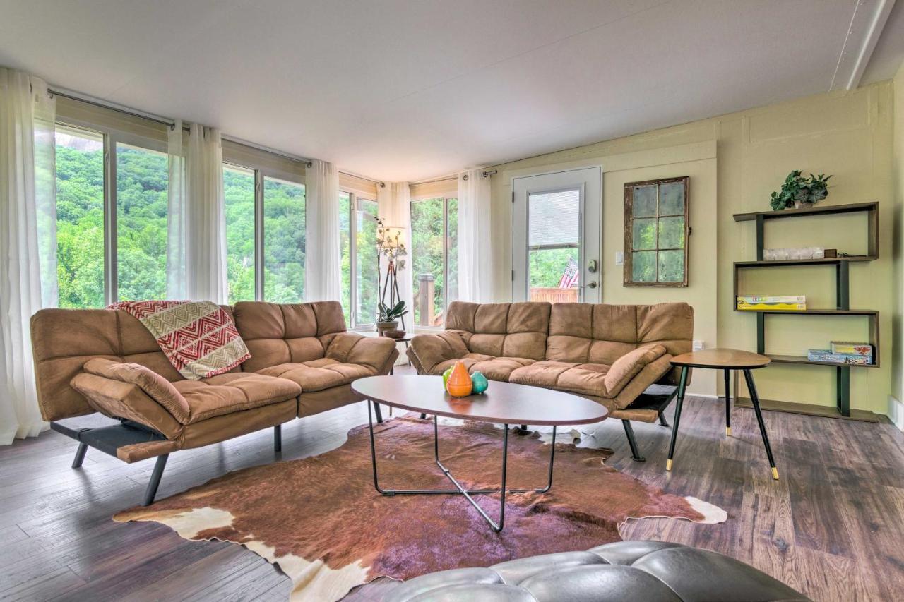 Unique Chimney Rock Cottage With Breathtaking Views Lake Lure Esterno foto