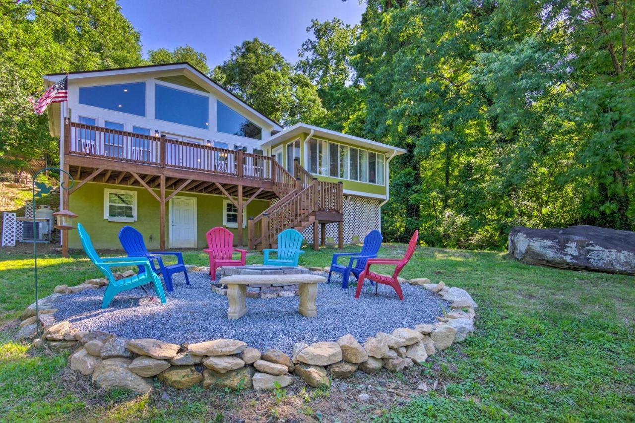 Unique Chimney Rock Cottage With Breathtaking Views Lake Lure Esterno foto